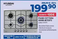 Hyundai - Piano Cottura GHHN-M755F3