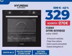 Hyundai - Forno OFHN-80V8BGD