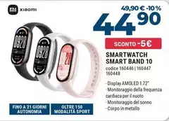 Xiaomi - Smartwatch Smart Band 10