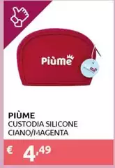 Piùme - Custodia Silicone Ciano