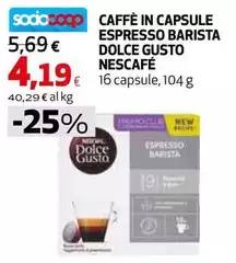 Nescafé - Caffè In Capsule Espresso Barista Dolce Gusto