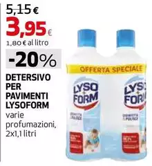 Lysoform - Detersivo Per Pavimenti Lysoform - Detersivo Per Pavimenti