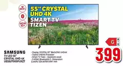 Samsung - Tv Led 55" Crystal Uhd 4K UESSU7000FUXZT Samsung - Tv Led 55" Crystal Uhd 4K UESSU7000FUXZT