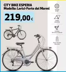 City Bike Esperia Modello: Lerici-Forte Dei Marmi