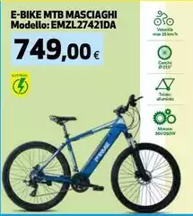 Masciaghi - E-Bike Mtb  Modello: Emzl27421da