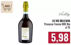 Le vie dell'uva - Prosecco Treviso DOC Bio