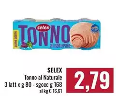 Selex - Tonno Al Naturale Selex - Tonno Al Naturale