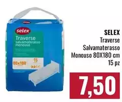Selex - Traverse Salvamaterasso Monouso Selex - Traverse Salvamaterasso Monouso