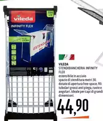 Vileda - Stendibiancheria Infinity Flex Vileda - Stendibiancheria Infinity Flex