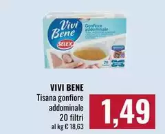 Viver bene - Tisana Gonfiore Addominale Viver bene - Tisana Gonfiore Addominale