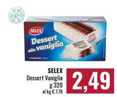 Selex - Dessert Vaniglia Selex - Dessert Vaniglia