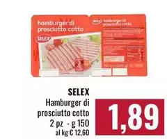 Selex - Hamburger Di Prosciutto Cotto