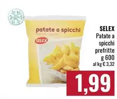 Selex - Patate A Spicchi Prefritte Selex - Patate A Spicchi Prefritte