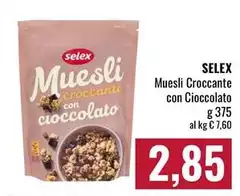 Selex - Muesli Croccante Con Cioccolato