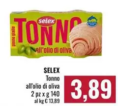 Selex - Tonno All'Olio Di Oliva Selex - Tonno All'Olio Di Oliva