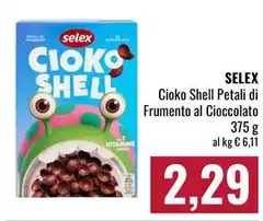 Selex - Cioko Shell Petali Di Frumento Al Cioccolato Selex - Cioko Shell Petali Di Frumento Al Cioccolato