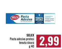 Selex - Pasta Adesiva Protesi Tenuta Sicura