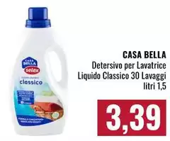 Bella - Detersivo Per Lavatrice Liquido Classico 30 Lavaggi Bella - Detersivo Per Lavatrice Liquido Classico 30 Lavaggi