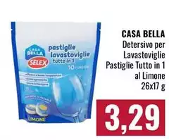 Casa - Detersivo Per Lavastoviglie Pastiglie Tutto In 1 Al Limone Casa - Detersivo Per Lavastoviglie Pastiglie Tutto In 1 Al Limone