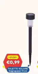 Paletto Solare Segnapassi