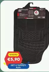 Set 4 Tappeti Auto