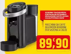 Macchina Da Caffè Bluemoon Borbone Per Sistema A Cialde