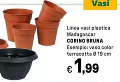Linea Vasi Plastica Madagascar Corino Bruna