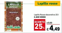Il Mio Verde - Lapillo Rosso Decorativo 