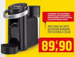 Macchina Da Caffè Bluemoon Borbone Per Sistema A Cialde