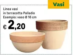 Linea Vasi In Terracotta Palladio
