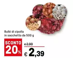 Bulbi Di Cipolla In Sacchetto