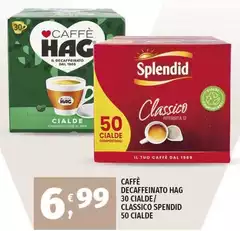 Hag Splendid Caffè Decaffeinato 
