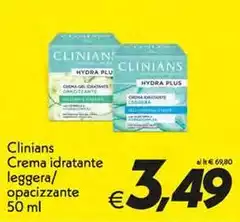 Clinians - Crema Idratante Leggera Clinians - Crema Idratante Leggera