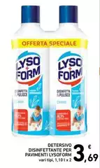 Lysoform - Detersivo Disinfettante Per Pavimenti Lysoform - Detersivo Disinfettante Per Pavimenti