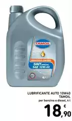 Tamoil - Lubrificante Auto 10W40