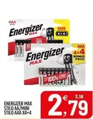 Energizer - Max Stilo Aa/Mini Aaa Aa