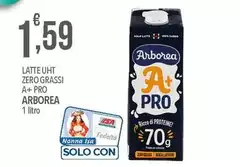 Arborea - Latte UHT Zero Grassi A+Pro