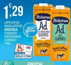 Arborea - Latte UHT Ad Senza Lattosio Arborea - Latte UHT Ad Senza Lattosio