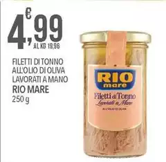 Rio Mare - Filetti Di Tonno All'Olio Di Oliva Lavorati A Mano