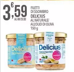 Delicius - Filetti Di Sgombro Al Naturale