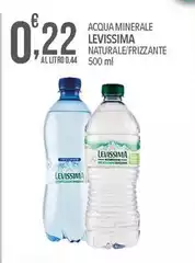 Levissima - Acqua Minerale Naturale/Frizzante Levissima - Acqua Minerale Naturale/Frizzante