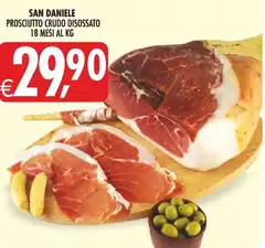 San daniele - Prosciutto Crudo Disossato 18 Mesi