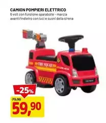 Camion Pompieri Elettrico