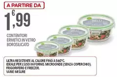 Belli - Contenitori Ermetici In Vetro Borosilicato