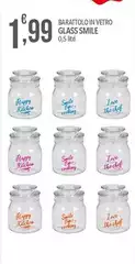 Smile - Barattolo In Vetro Glass