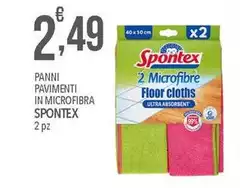 Spontex - Panni Pavimenti In Microfibra