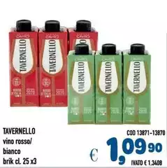 Tavernello - Vino Rosso