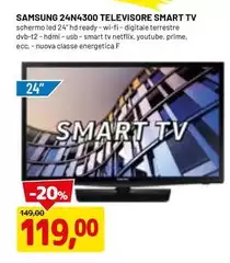 Samsung - 24N4300 Televisore Smart Tv
