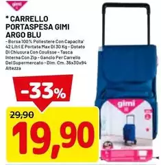 Gimi - Carrello Portaspesa GIMI