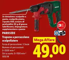 Parkside - Trapano A Percussione Scalpellatore